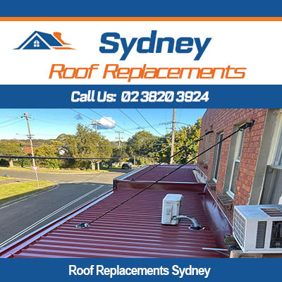 Quality roof replacement in Sydney featuring durable red metal roofing on two story home